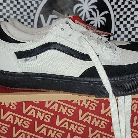 New Vans Gilbert Crockett 2 Pro Pop Cush Pearl & Black Size M 6.5 W 8 - Picture 12 of 12